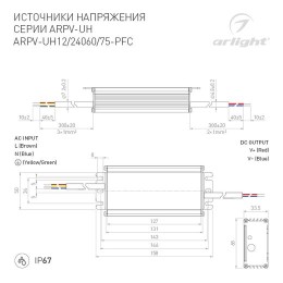 Блок питания для светодиодной ленты Arlight  025043