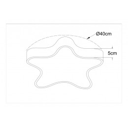 Потолочный светодиодный светильник Arte Lamp Stella A2518PL-1WH