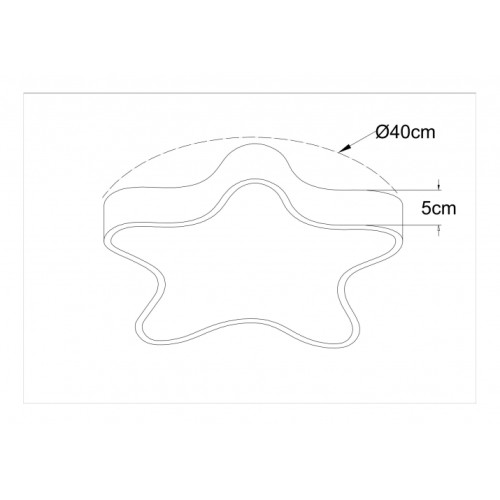 Потолочный светодиодный светильник Arte Lamp Stella A2518PL-1WH