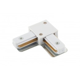 Коннектор L-образный Denkirs DK Track White TR1102-WH