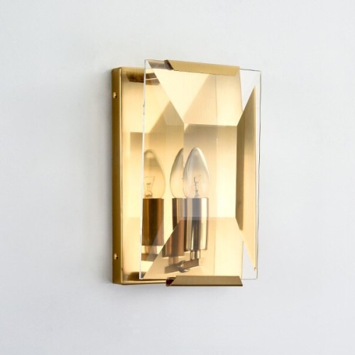 Настенный светильник Delight Collection Harlow Crystal A003-165 A1 ti-gold