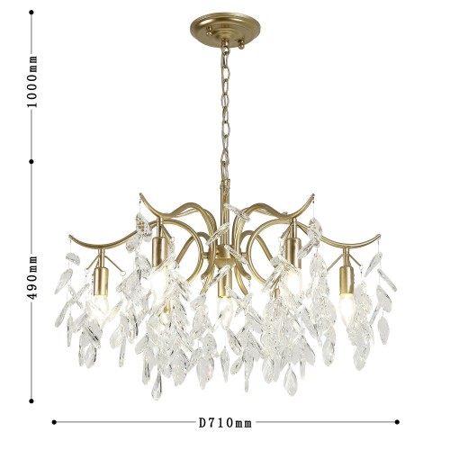 Подвесная люстра Favourite Brillo 3003-7P