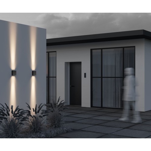 Уличный настенный светильник Maytoni Shell O570WL-L20B3K