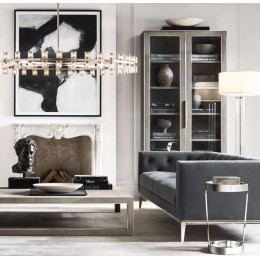 Люстра на штанге Delight Collection Arcachon KM1000P-36 brass