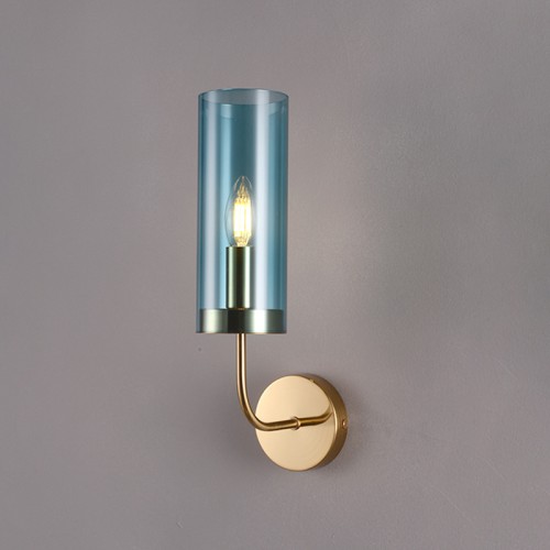 Бра ImperiumLoft Agne Blue Glass Tube 100322-22