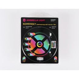Светодиодная лента Ambrella Light LED Strip 12В 5050 7,2Вт/м RGB 5м IP20 GS2401