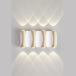 Уличный настенный светильник Crystal Lux CLT 022W4 WH-GO 4000K