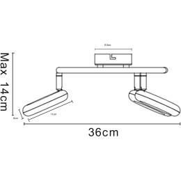 Светодиодный спот Arte Lamp 13 A8972PL-3CC