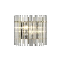 Настенный светильник Crystal Lux AURELIO AP2 GOLD+CHROME/TRANSPARENT