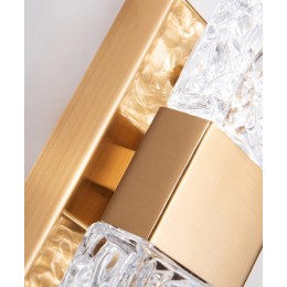 Настенный светильник DeLight Collection Wall lamp 88068W gold/clear