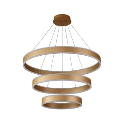 Подвесной светодиодный светильник Crystal Lux MUCHOS SP158W LED D400+600+800 GOLD