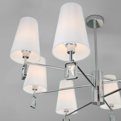 Люстра на штанге Eurosvet Milazzo 60137/8 хром a060126