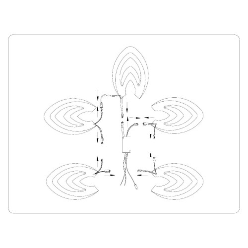 Потолочная люстра Ambrella Light Acrylica Original FA4546