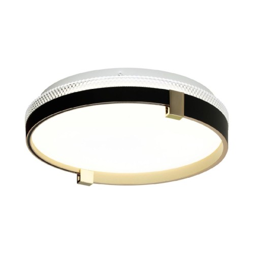 Настенно-потолочный светильник Sonex Olidi black 7647/CL