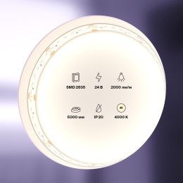 Светодиодная лента Maytoni Technical 24В 2835 20Вт/м 4000K IP20 10155