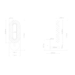 Бра Arte Lamp Ovale A2489AP-1GO