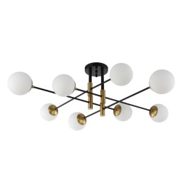 Потолочная люстра Crystal Lux Fidel FIDEL PL8 BLACK