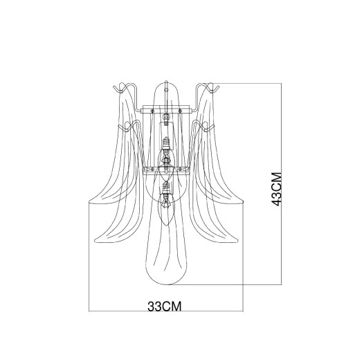 Настенный светильник Arte Lamp Maya A4072AP-2GO