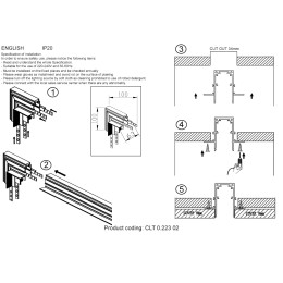 Внутренний угловой соединитель угловой для магнитного встраиваемого шинопровода Crystal Lux Space CLT 0.223 02 WH
