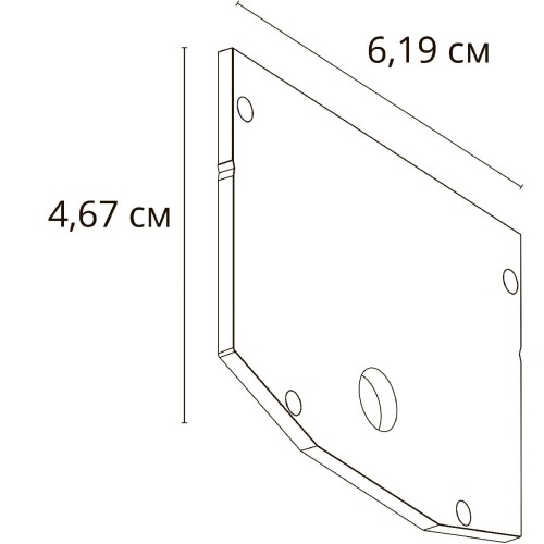 Внешняя заглушка для магнитного шинопровода Arte Lamp Linea-Accessories A483206E
