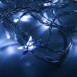 Гирлянда бахрома Eurosvet 100-002 белый 1,8*0,5м IP20