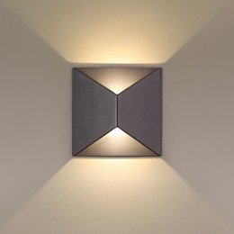 Уличный настенный светодиодный светильник Odeon Light Tibro 3907/10WL