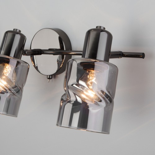 Настенный светильник Eurosvet Ansa 20120/3 чёрный жемчуг