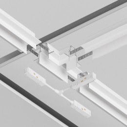 Угол-соединитель для магнитного шинопровода Maytoni Technical Magnetic track system Gravity TRA010CT-42W