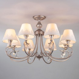 Потолочная люстра Eurosvet Incanto 60069/8 серебро