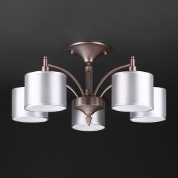 Потолочная люстра Eurosvet Adagio 60080/5 сатин-никель