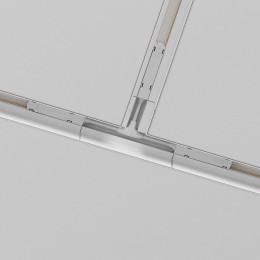T-образный коннектор питания для магнитного шинопровода Maytoni Technical Magnetic track system Gravity TRA004CWT-22W