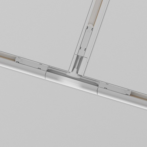 T-образный коннектор питания для магнитного шинопровода Maytoni Technical Magnetic track system Gravity TRA004CWT-22W