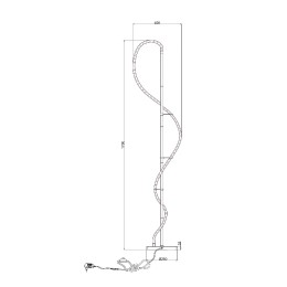 Торшер Arte Lamp Klimt A2850PN-35BK