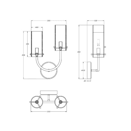 Бра Maytoni Arco MOD223WL-02BS1