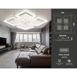 Потолочная люстра Ambrella Light Acrylica Original FA4283