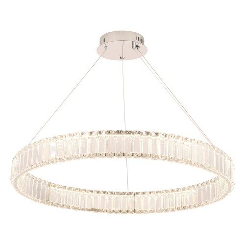 Подвесная люстра Crystal Lux MUSIKA SP70W LED CHROME