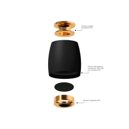 Антибликовая решетка для ламп Ambrella Light DIY Spot A9102