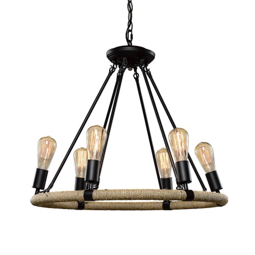 Подвесная люстра LOFT IT Rope filament Loft1861/6