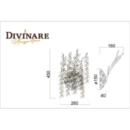 Настенный светильник Divinare Salice 3134/01 AP-2