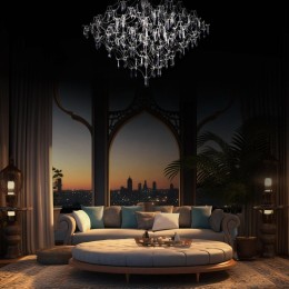 Подвесная люстра Loft IT Mira 10259/800 Silver Asfour