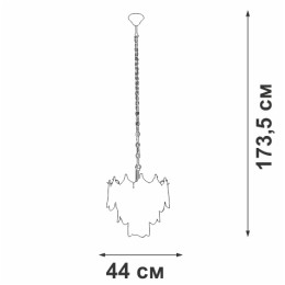 Подвесная люстра Vitaluce V5813-8/5