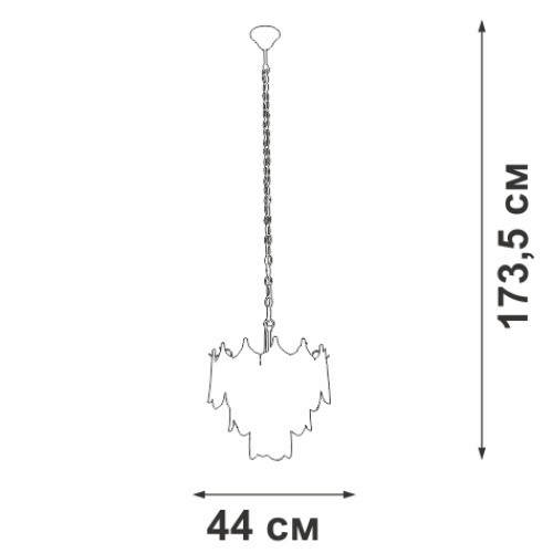 Подвесная люстра Vitaluce V5813-8/5