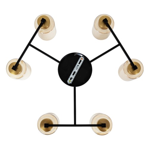 Потолочная люстра Arte Lamp Leo A7027PL-6BK