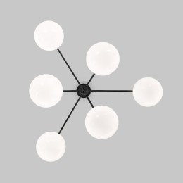 Люстра на штанге Eurosvet Marbella 60147/6 черный Smart a063852