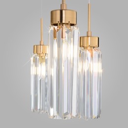 Подвесная люстра Eurosvet Gilian 60163/6 латунь Smart a065757