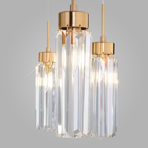 Подвесная люстра Eurosvet Gilian 60163/6 латунь Smart a065757