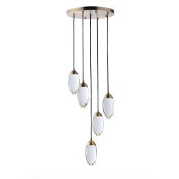 Каскадная люстра DeLight Collection Celestial MT8848-5H brass