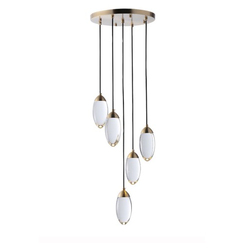 Каскадная люстра DeLight Collection Celestial MT8848-5H brass