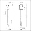 Грунтовый светильник Odeon Light Stima 6647/10GL