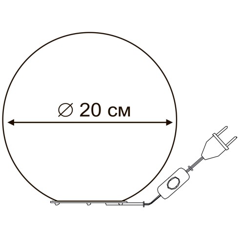 Настольная лампа Arte Lamp Sphere A6020LT-1WH